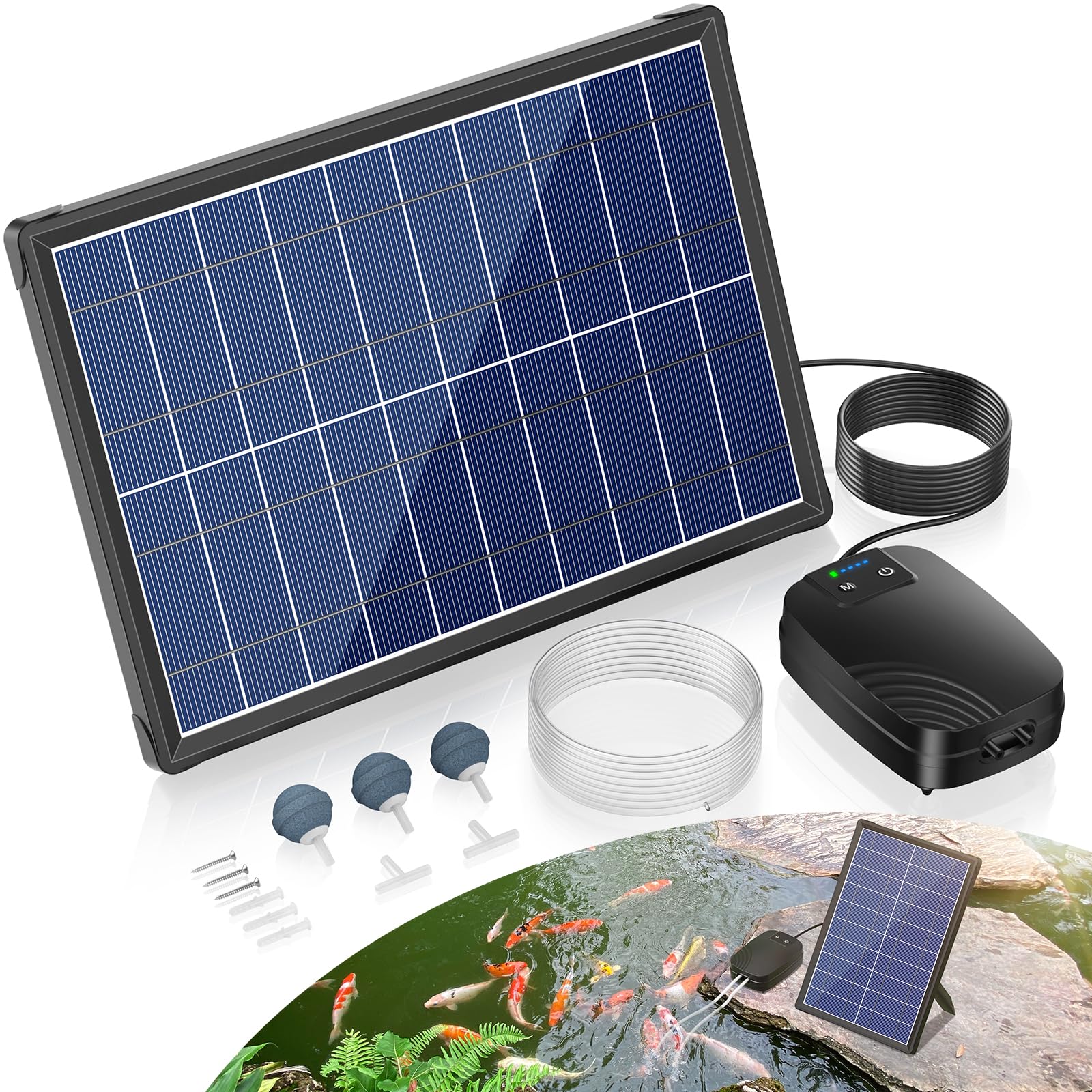 NFESOLAR panel frontal y bomba, instalación solar fácil y sin cables