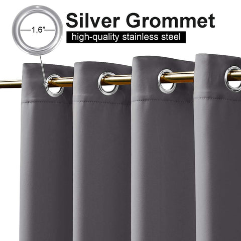 NICETOWN dobladillo pesado cerrado que estabiliza ante viento