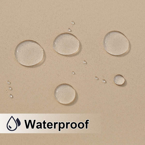 NICETOWN textura del tejido triple-weave que repele agua y sol