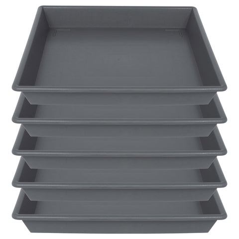 NIMYAU plato cuadrado frontal mostrando diseño y color gris para protección de superficies