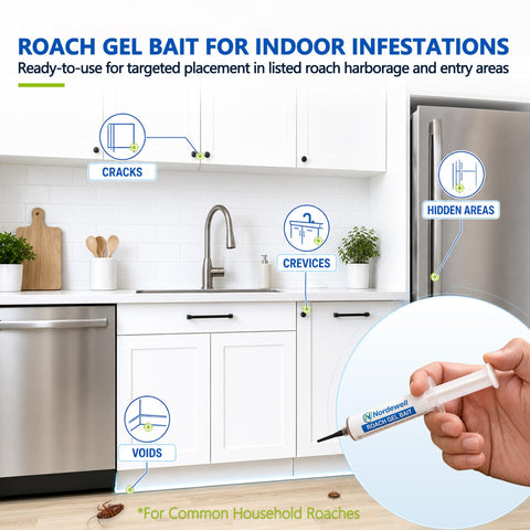 Nordewell aplicación de gel bajo fregadero para control dirigido