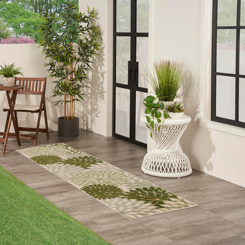 Nourison Aloha primer plano de textura alto-bajo para confort al pisar