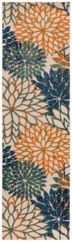 Nourison alfombra Aloha en patio, resistente y decorativa