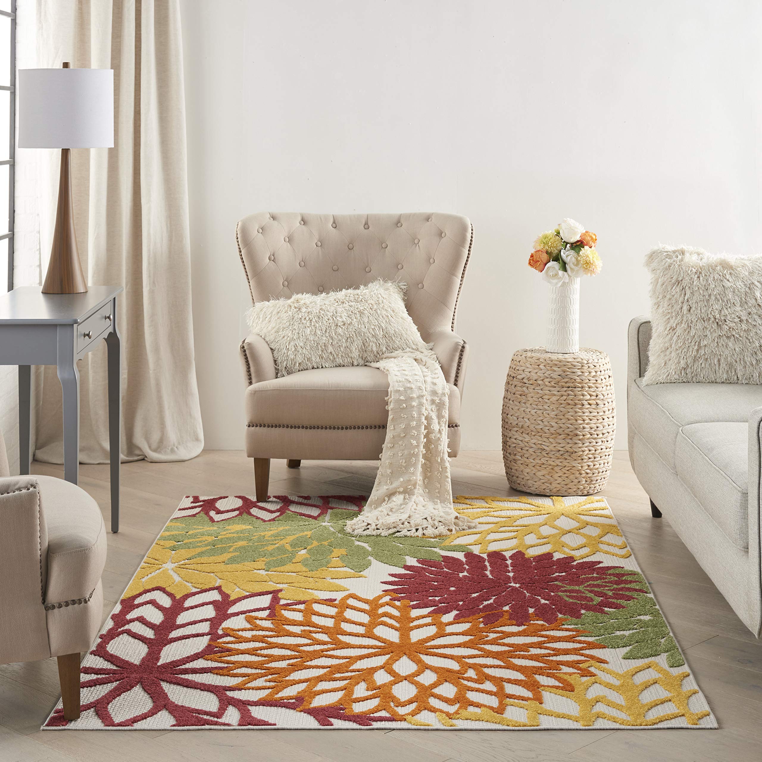 Nourison primer plano de textura textil mostrando relieve y tacto cómodo