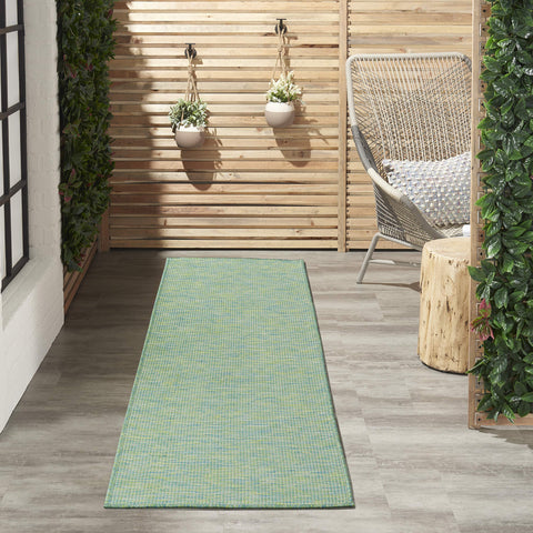 Nourison comparación de tamaño 2'2" x 8' para visualización en casa