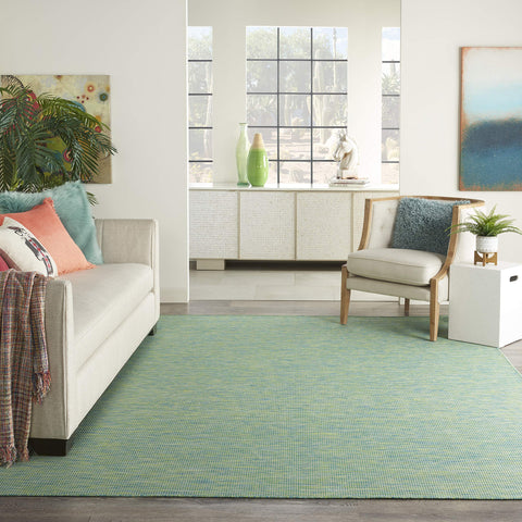 Nourison alfombra frontal en interior aporta color y resistencia