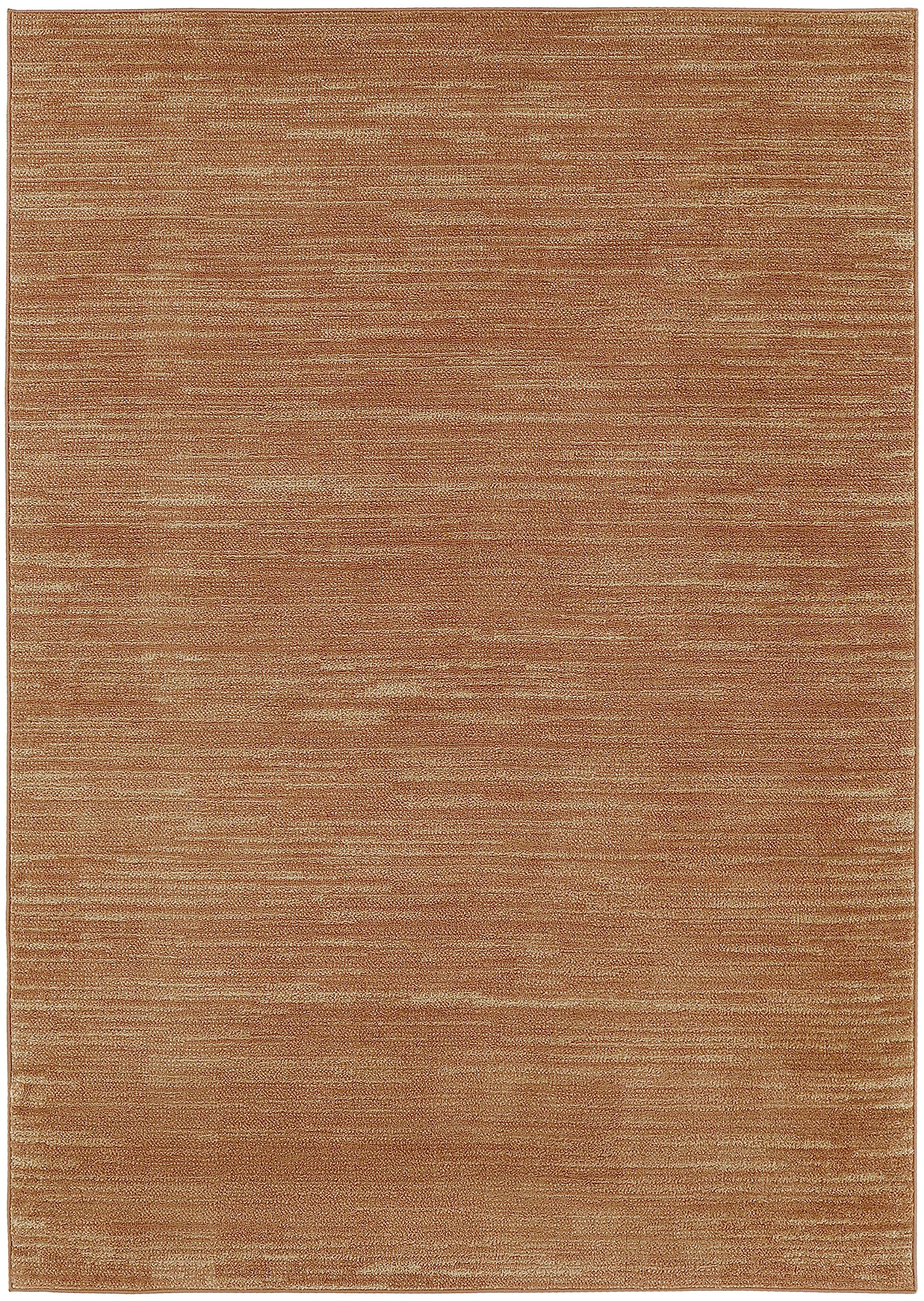 Nourison alfombra rust colocada en patio, ideal para uso exterior y fácil limpieza