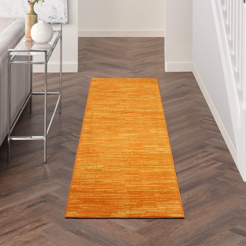 Nourison vista frontal del runner Sunburst mostrando color vibrante y durabilidad