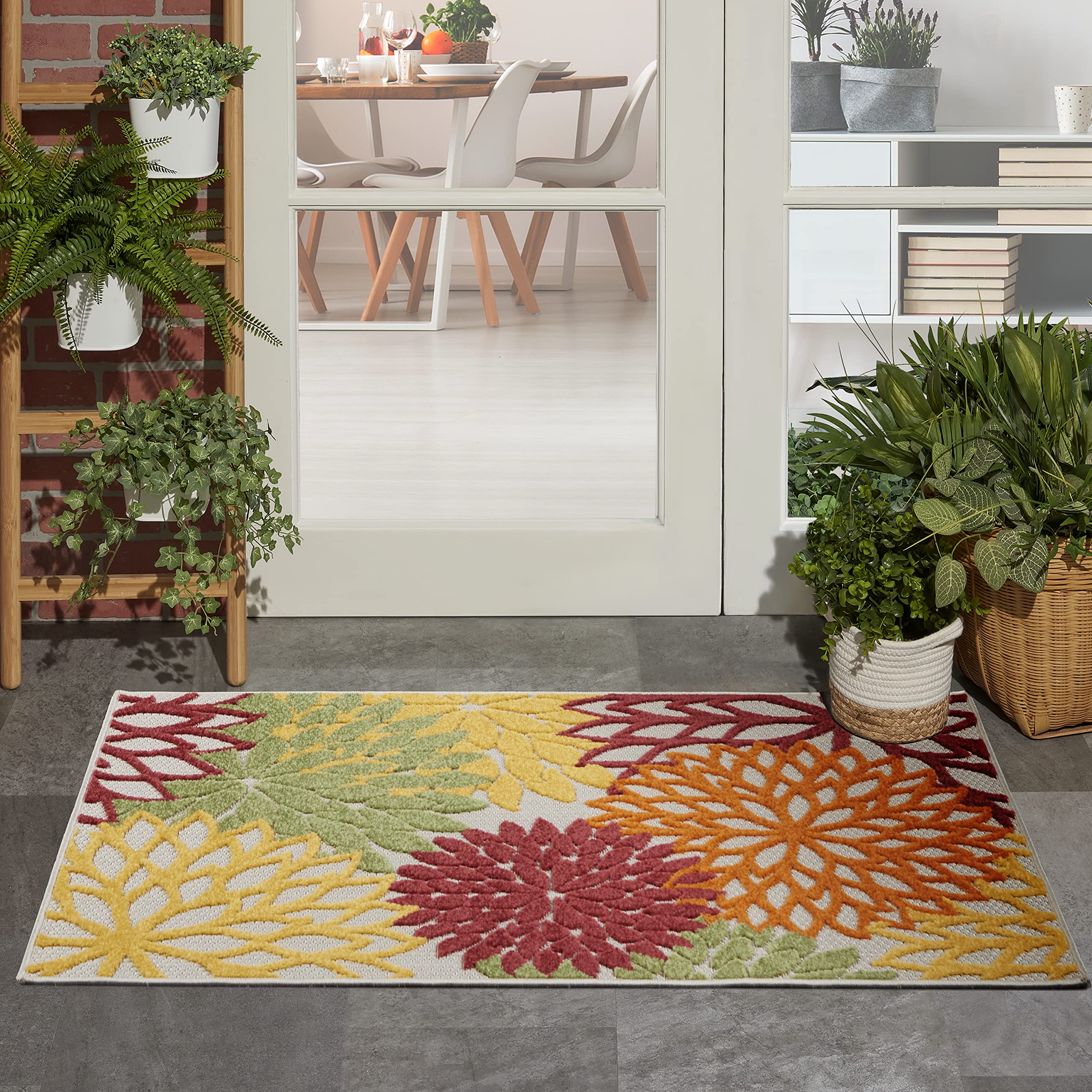 Nourison primer plano de textura con relieve, muestra detalle y tacto confortable