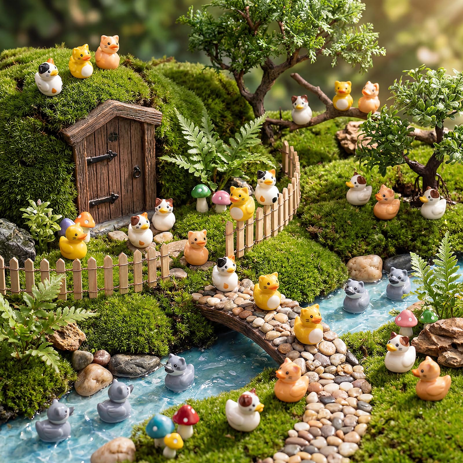 Novabright figuras en maceta, decoran suculentas con encanto