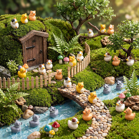Novabright figuras en maceta, decoran suculentas con encanto