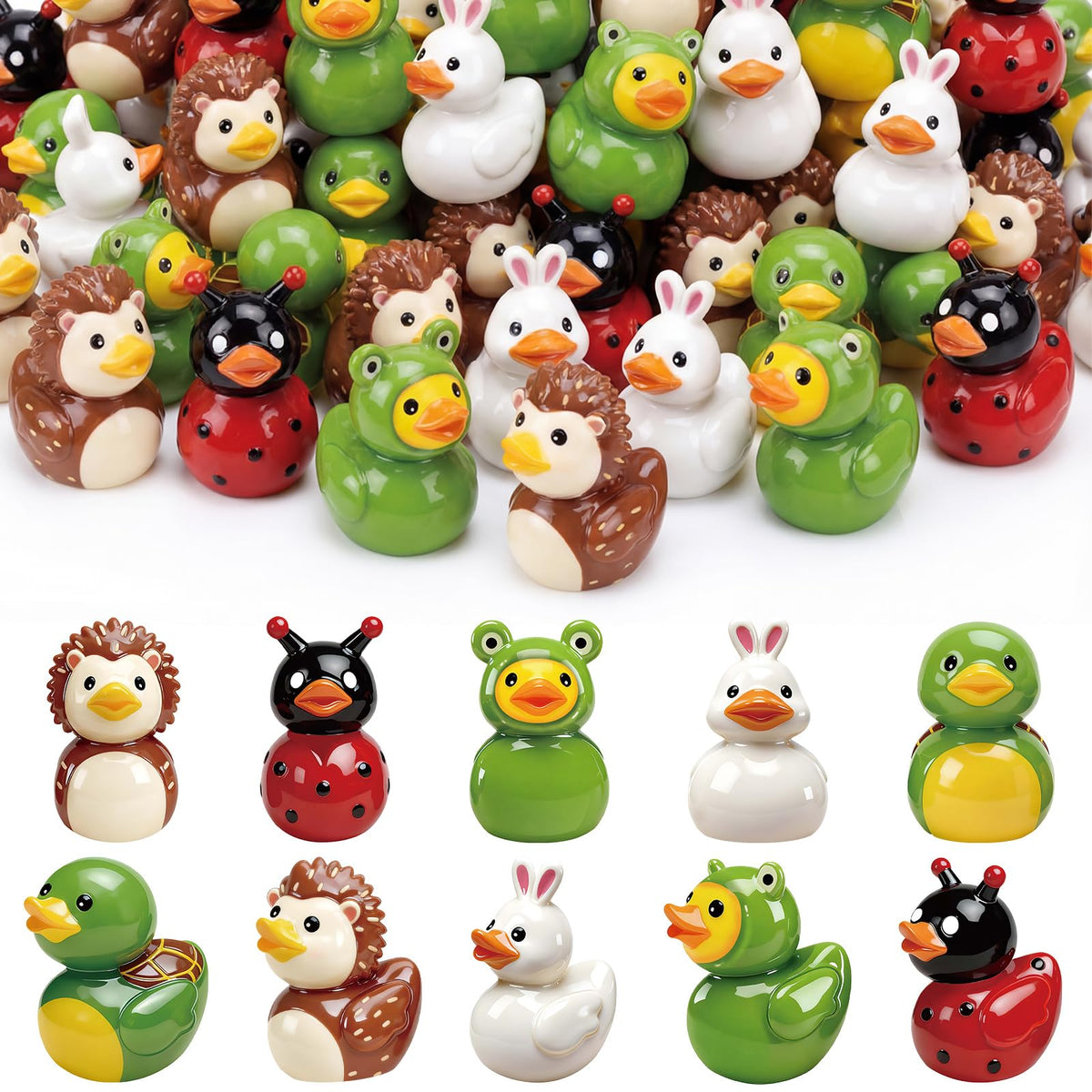 Novabright vista frontal del paquete mostrando 100 figuras, práctico surtido