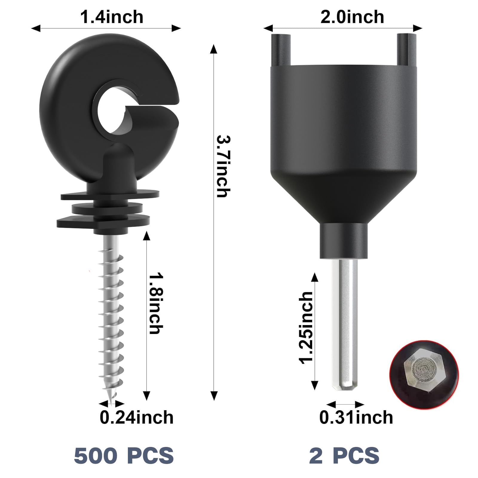 NQN primer plano anillo PP+PE, resistencia UV y durabilidad