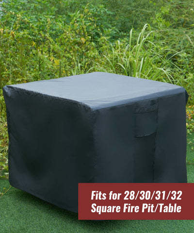 NUPICK funda en jardín preservando la mesa de gas y estética exterior