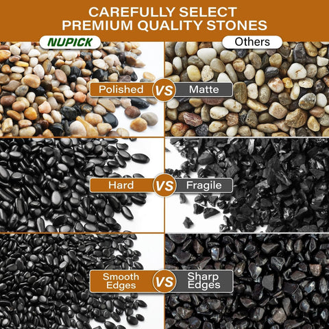 NUPICK piedras sobre suculenta que conservan humedad beneficiosa