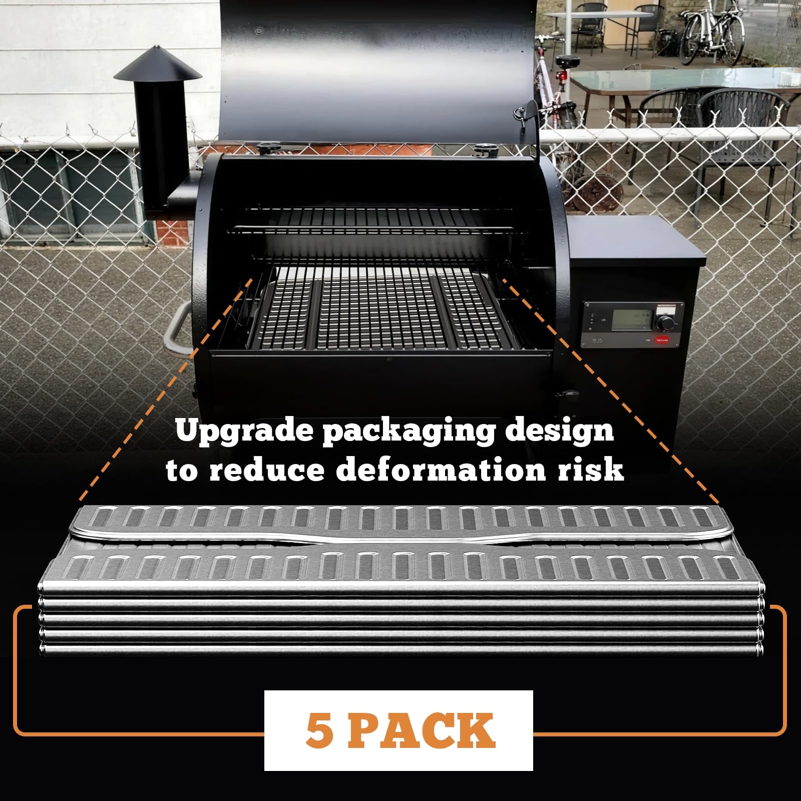NUPICK textura del aluminio resistente y duradero al calor