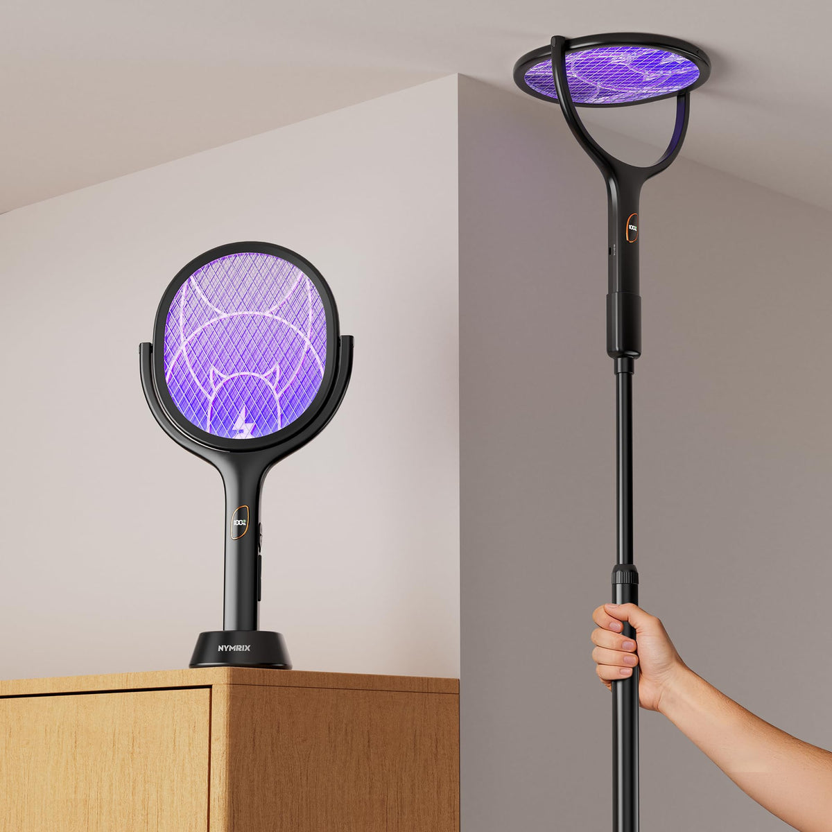 Nymrix frente del producto mostrando diseño y ergonomía, fácil manejo