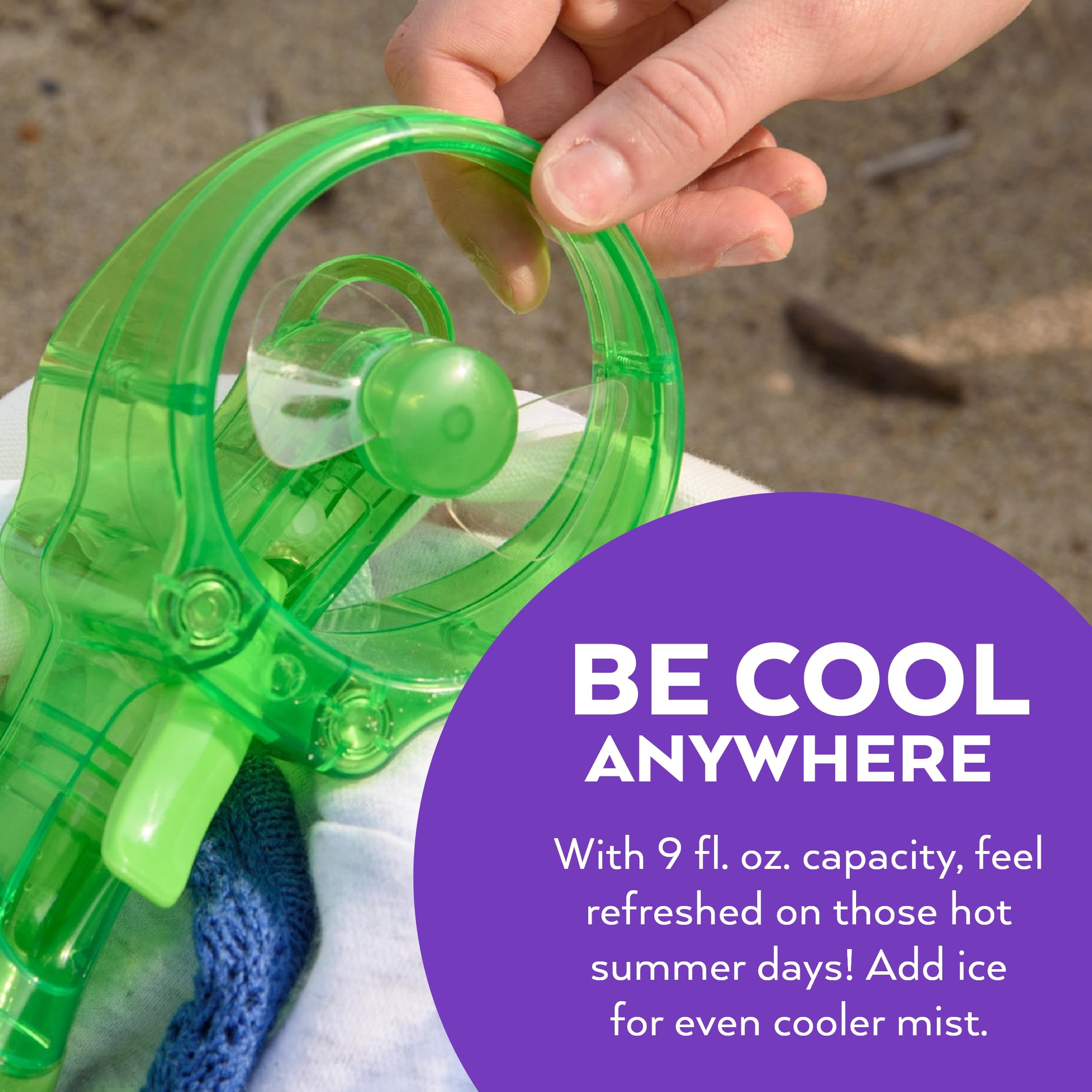 O2COOL aspas flexibles en primer plano para seguridad y flujo eficiente