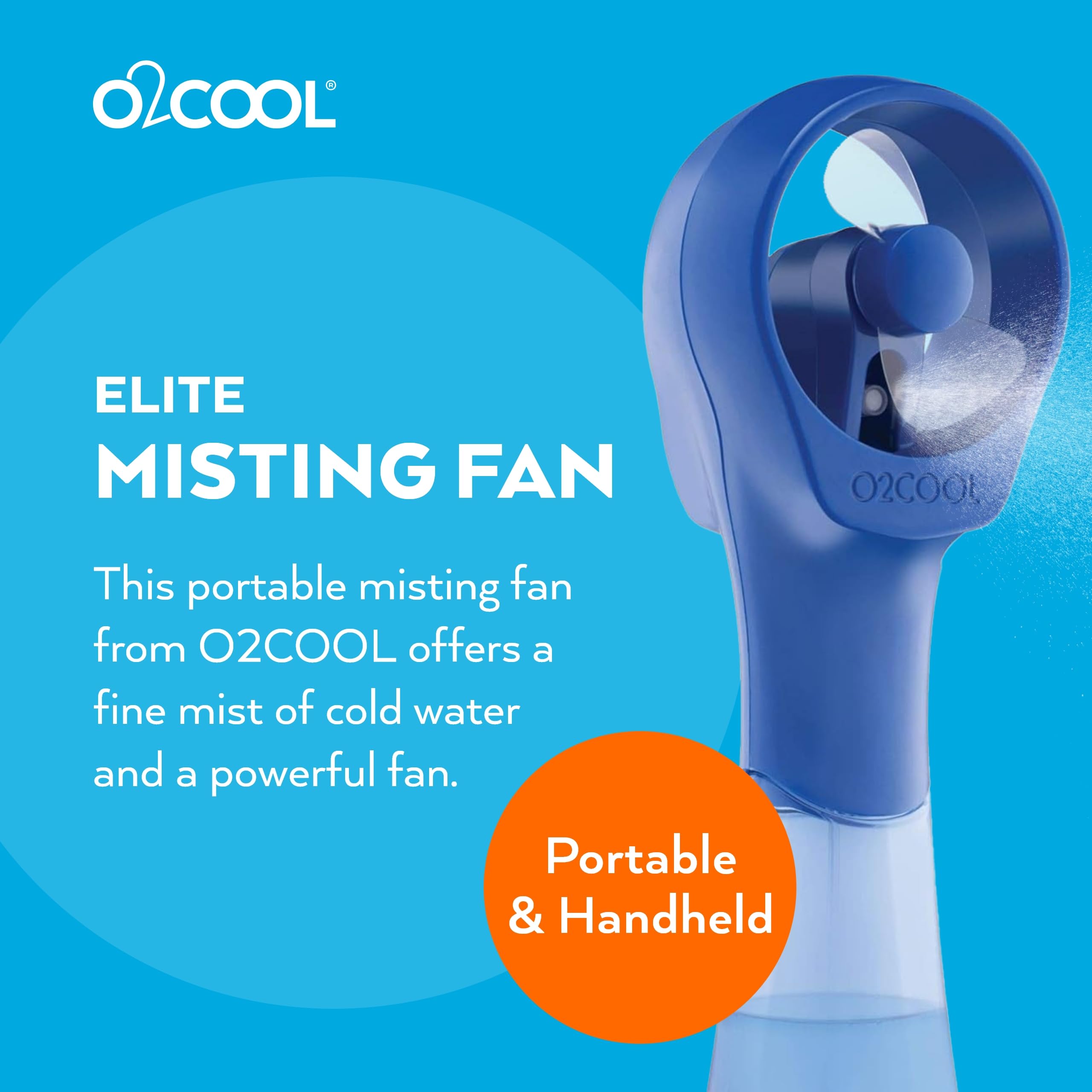 O2COOL detalle del nebulizador con bruma que aporta frescor inmediato