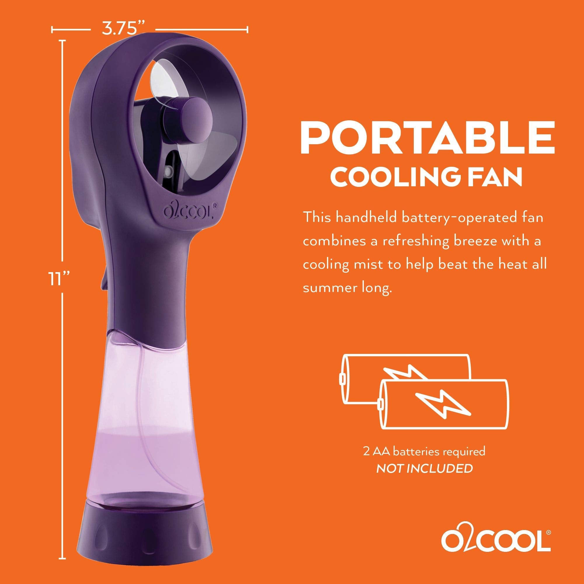 O2COOL close-up de aspas flexibles que reducen riesgos y aumentan confort