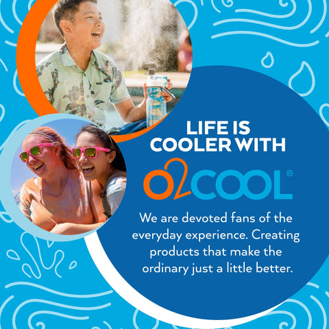 O2COOL ventilador en mochila listо para viajes y actividades al aire libre