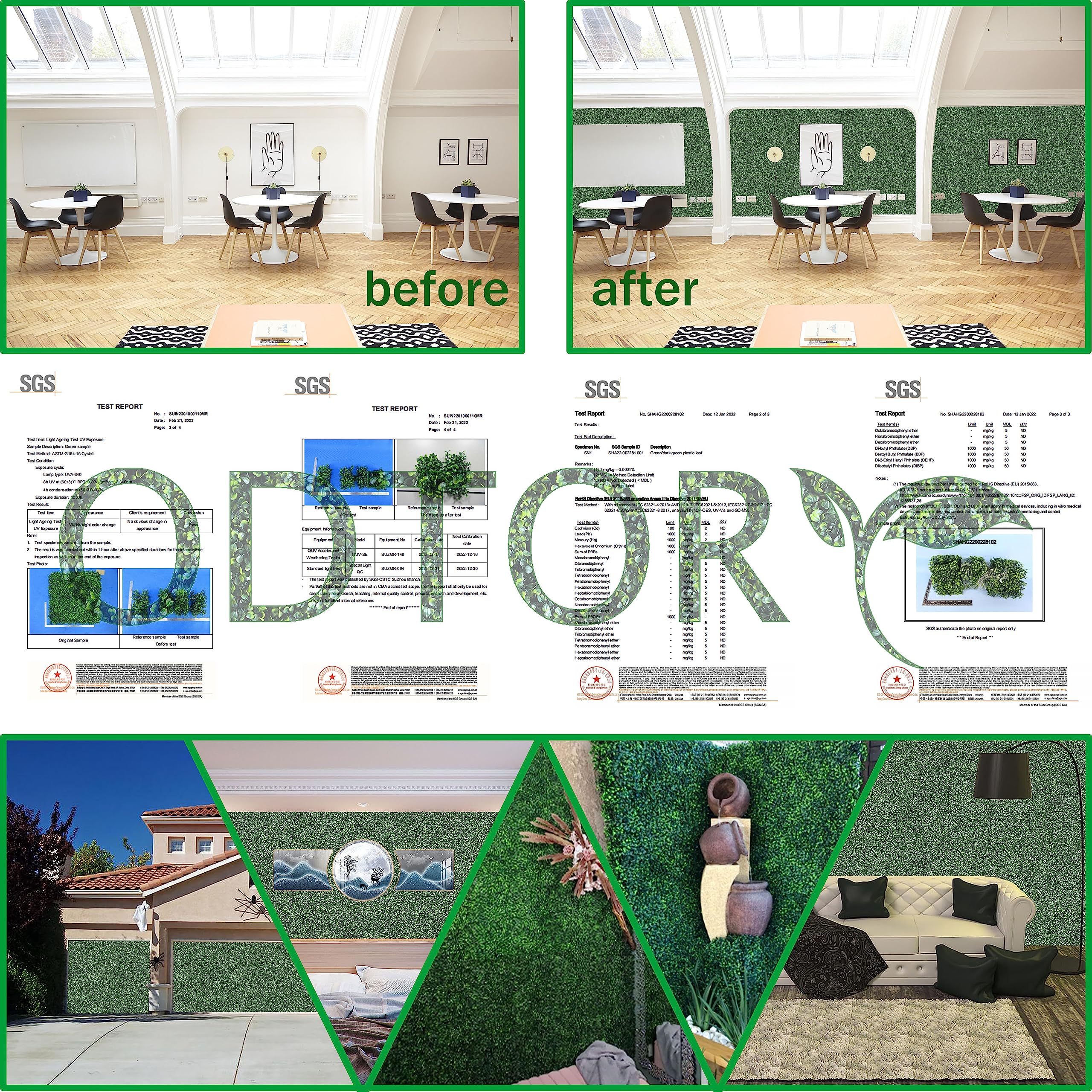 ODTORY etiqueta del material HDPE destacando resistencia y larga vida