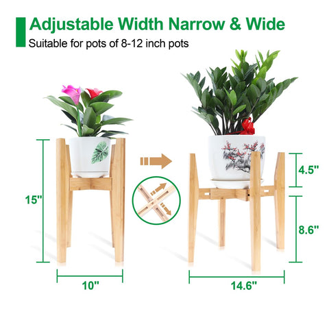 OERGKE soporte colocado en esquina elevando una planta, mejora decoración