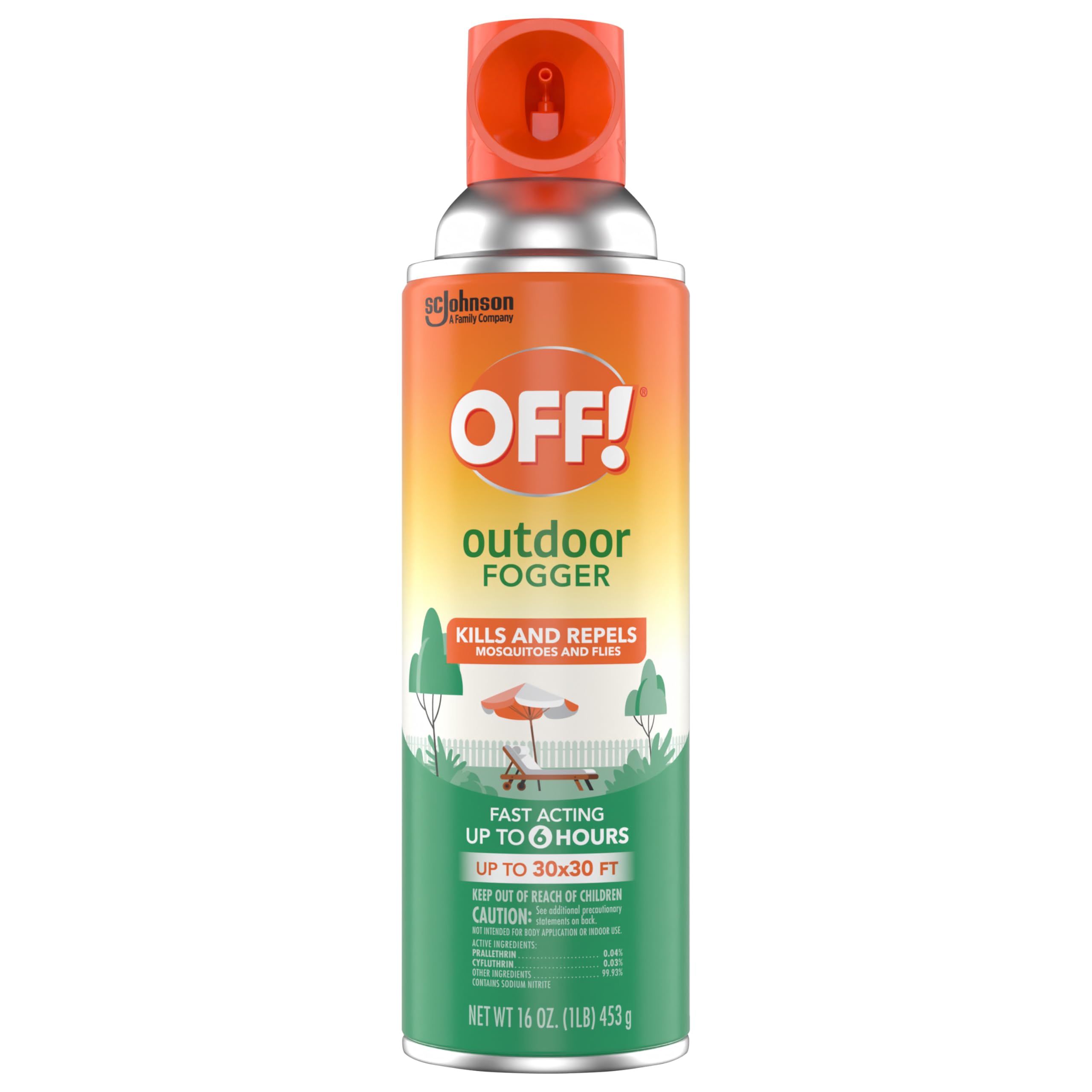 OFF! aplicando fogger en campamento para más confort exterior
