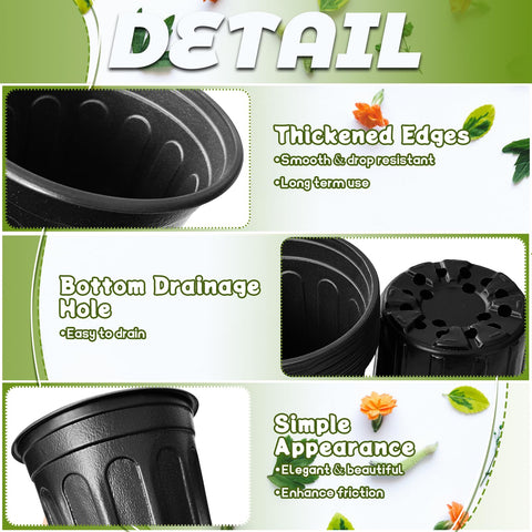 OJYUDD varias macetas apiladas para ahorrar espacio y transportar múltiples plantas