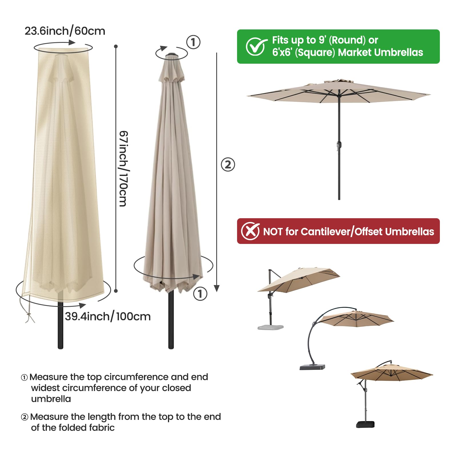 OKPOW cremallera impermeable para evitar filtraciones