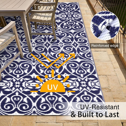 OLANLY alfombra en porche creando ambiente acogedor y resistente