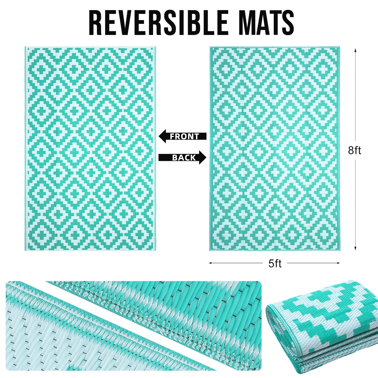 OLANLY textura de tejido sintético cierre para fácil limpieza