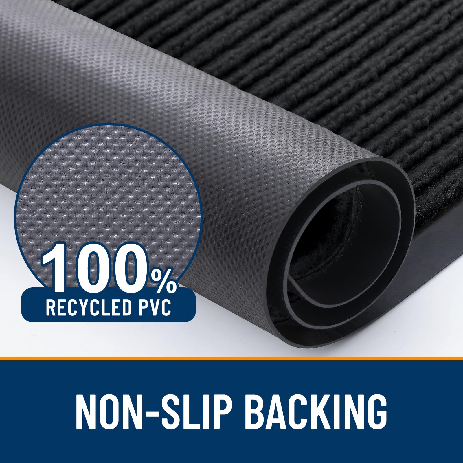 OLANLY base de PVC reciclado antideslizante para seguridad