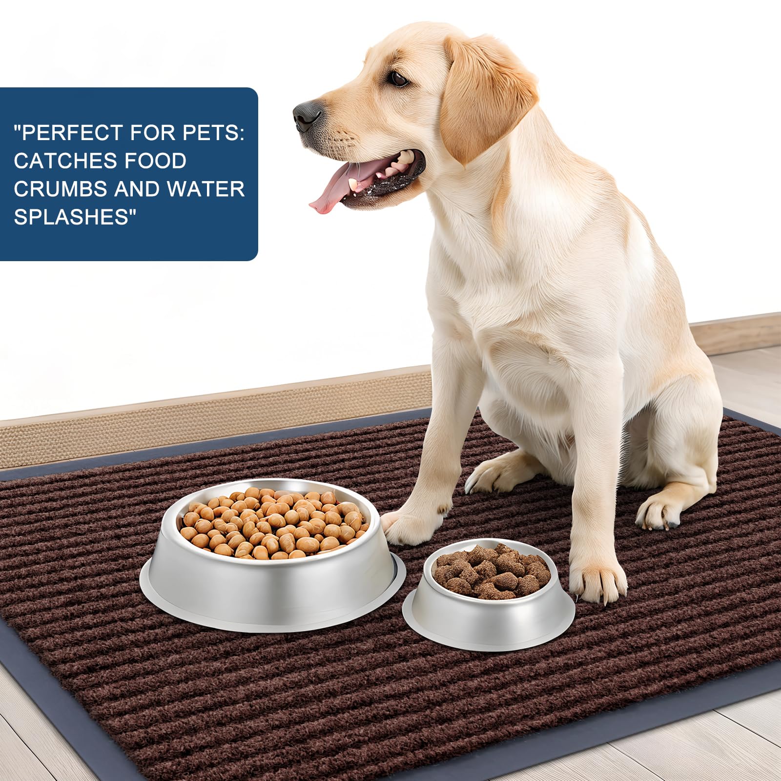 OLANLY felpudo en porche cubierto protegiendo contra humedad