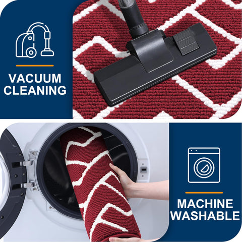 OLANLY felpudo en vestíbulo moderno aporta estilo y limpieza