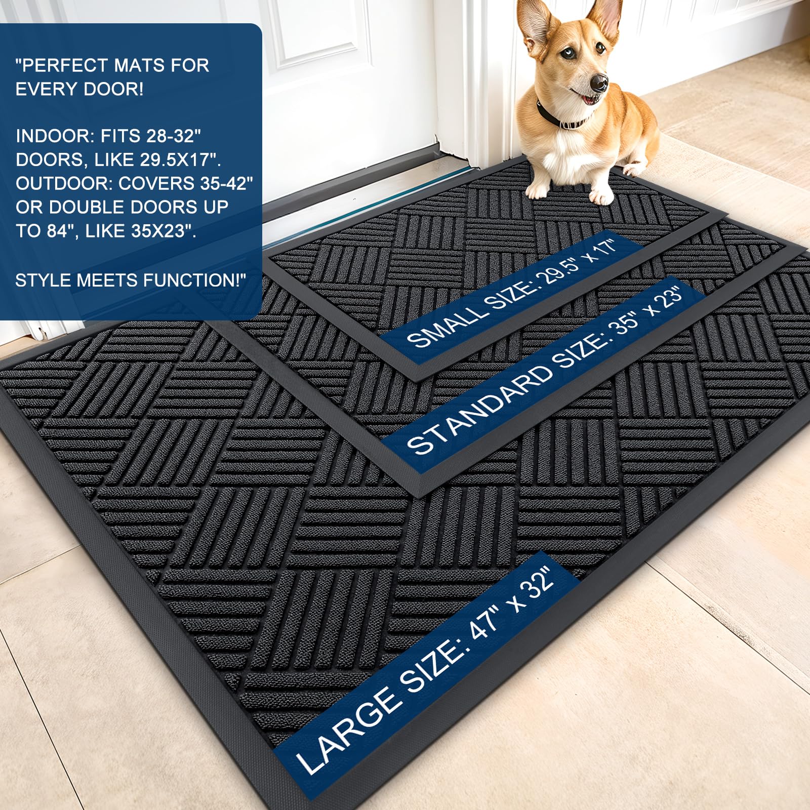 OLANLY detalle del respaldo de caucho natural que evita deslizamientos