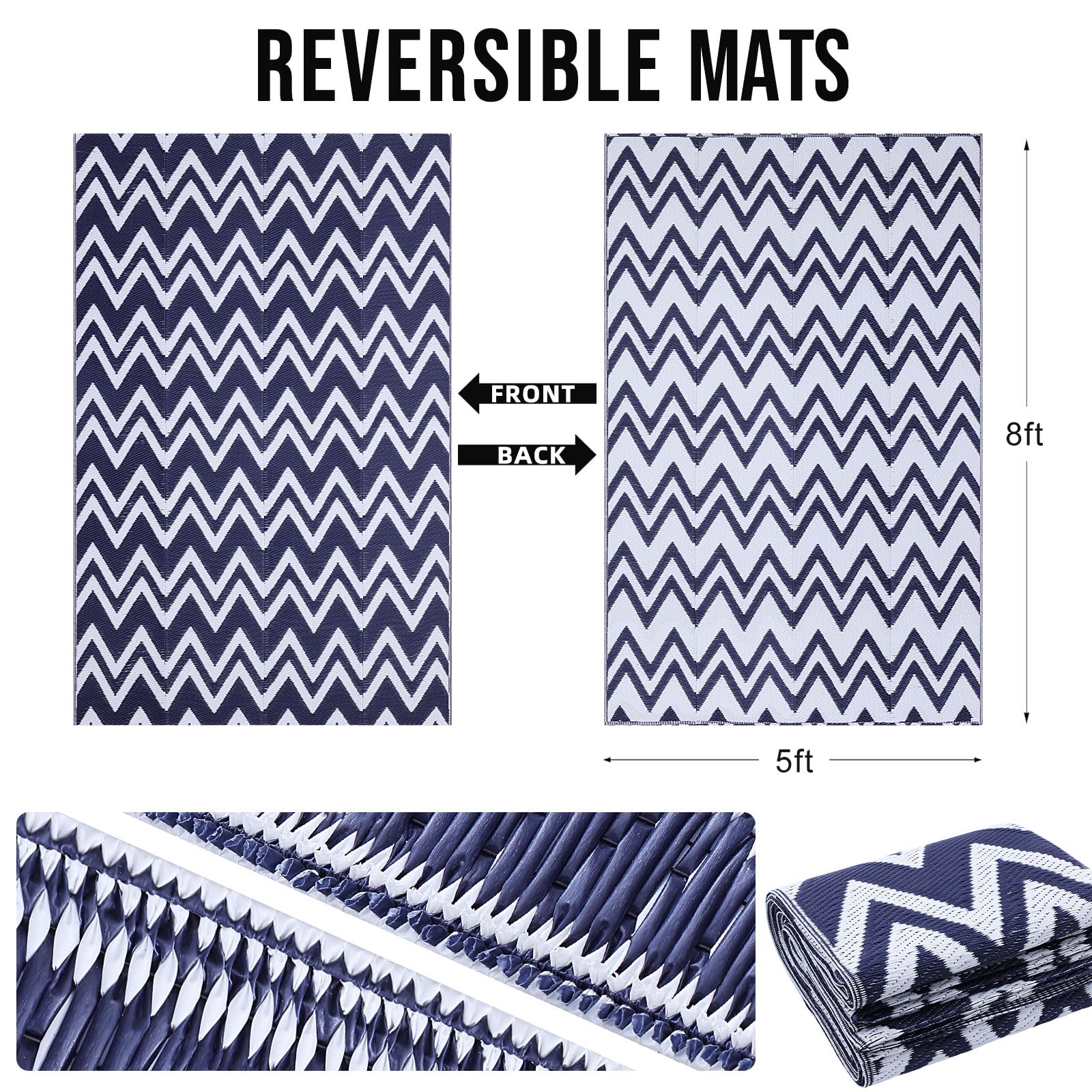 OLANLY detalle de textura chevron, tacto suave y resistente