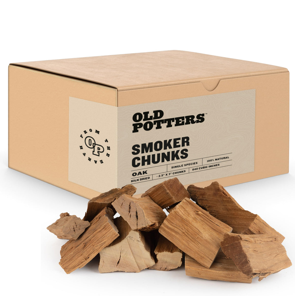 Old Potters frente del empaque mostrando marca y cantidad beneficios de valor