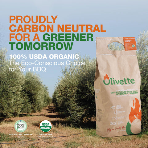 Olivette bolsa abierta con briquetas lista para usar y fácil manejo