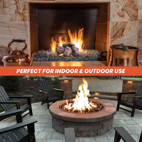 Onlyfire rocas lava en jardín como cubierta decorativa que conserva humedad
