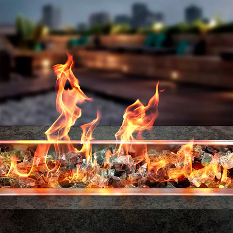 Onlyfire etiqueta del producto indicando temperado y resistencia térmica