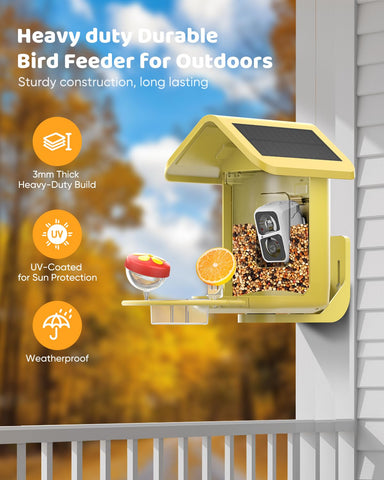 onlyfly comedero instalado en un árbol mostrando uso real y fácil montaje