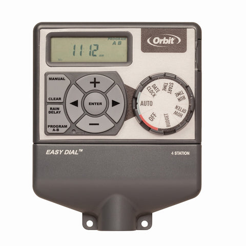 Orbit Easy Dial vista frontal mostrando diales y botones para programación rápida