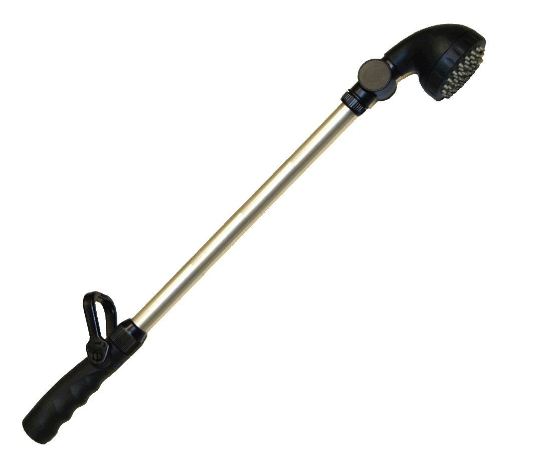 Orbit varilla 36 in primer plano mostrando control y alcance para riego eficiente