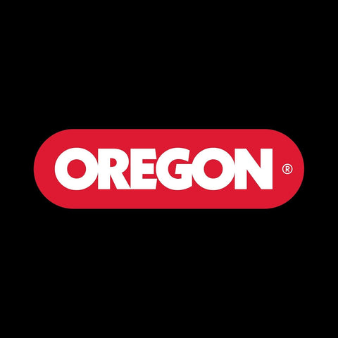 Oregon etiqueta con datos técnicos y beneficios del lubricante