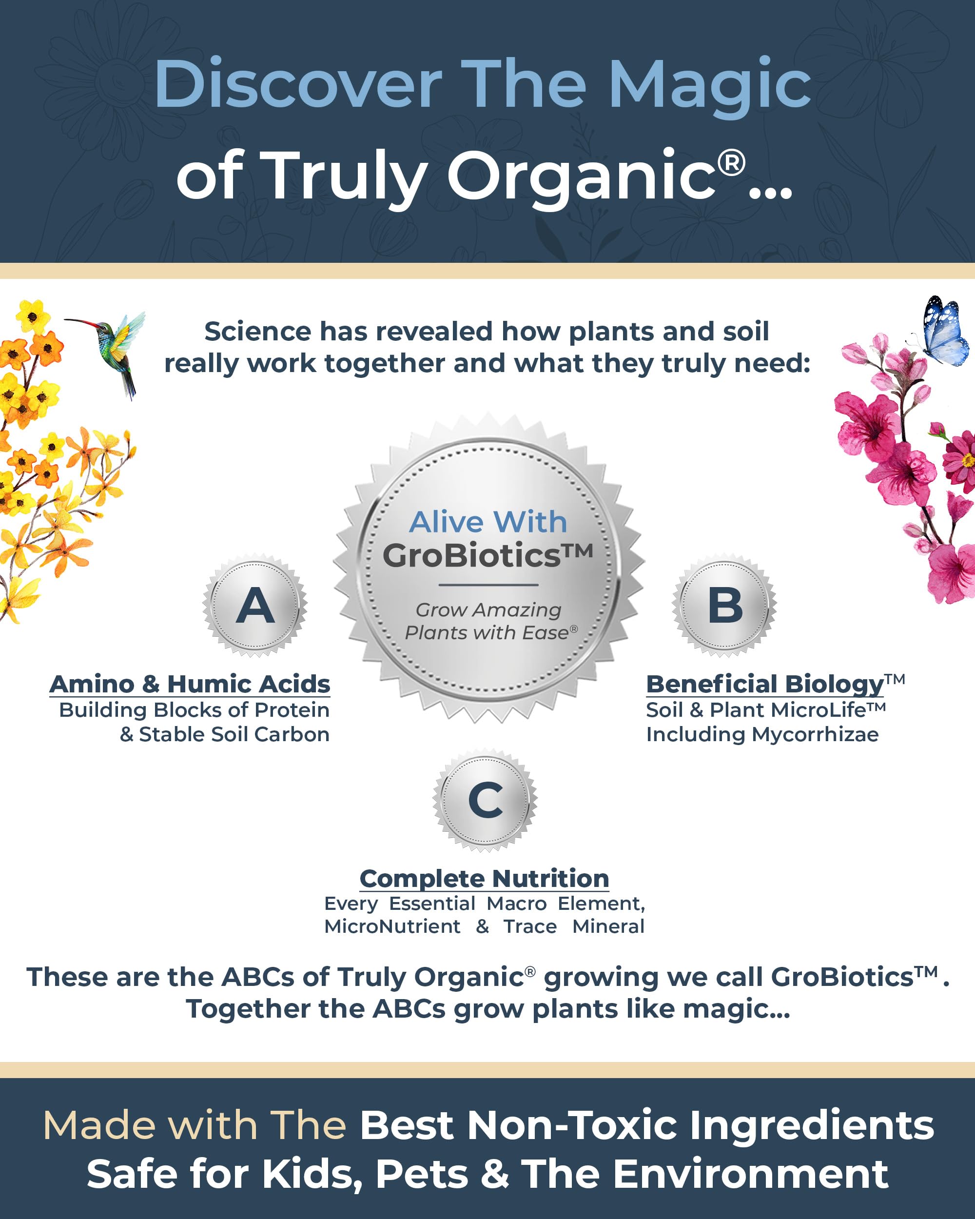 Organic Plant Magic aplicándose con regadera en maceta para crecimiento saludable