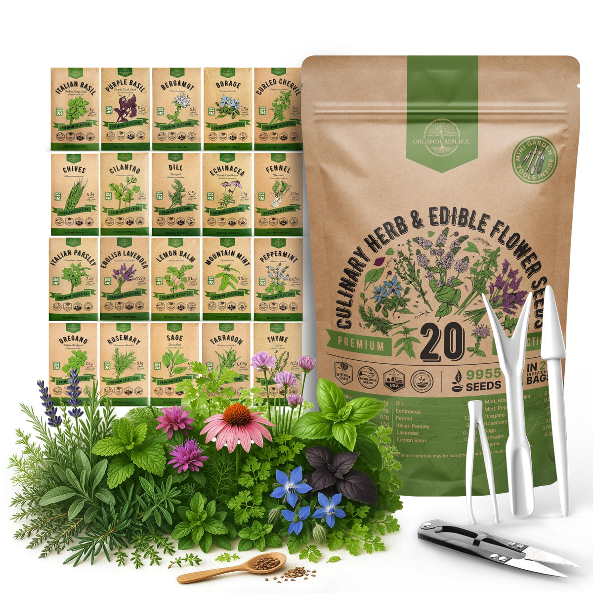 Organo Republic envase frontal mostrando el pack y beneficio de variedad