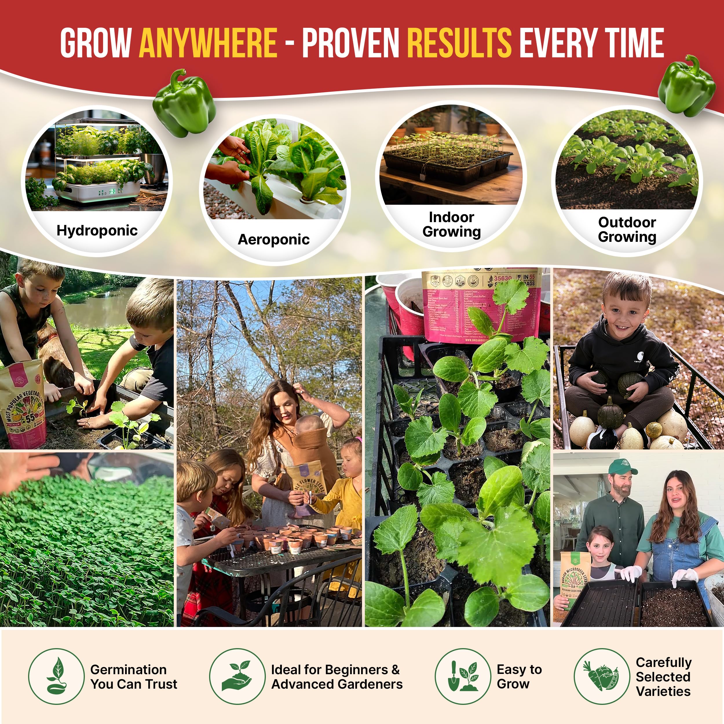 Organo Republic plantas en maceta creciendo en interior para cultivo en casa
