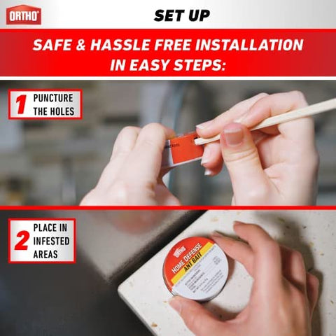 Ortho etiqueta con instrucciones claras para aplicación segura