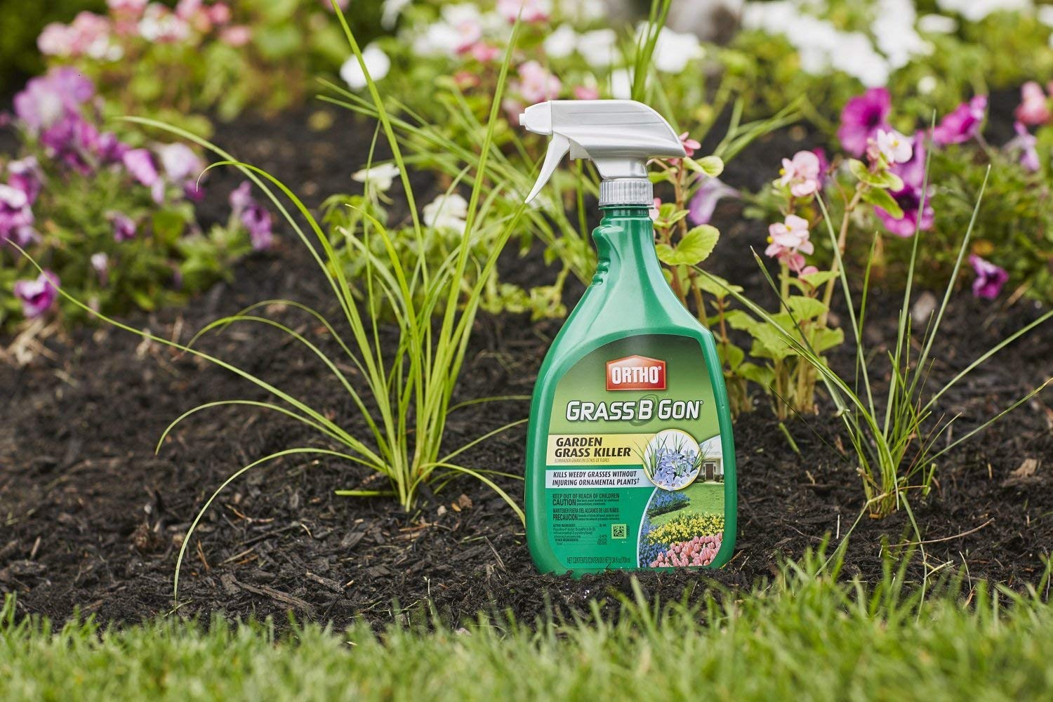 Ortho Grass B Gon boquilla de spray mostrando control y ajuste fácil